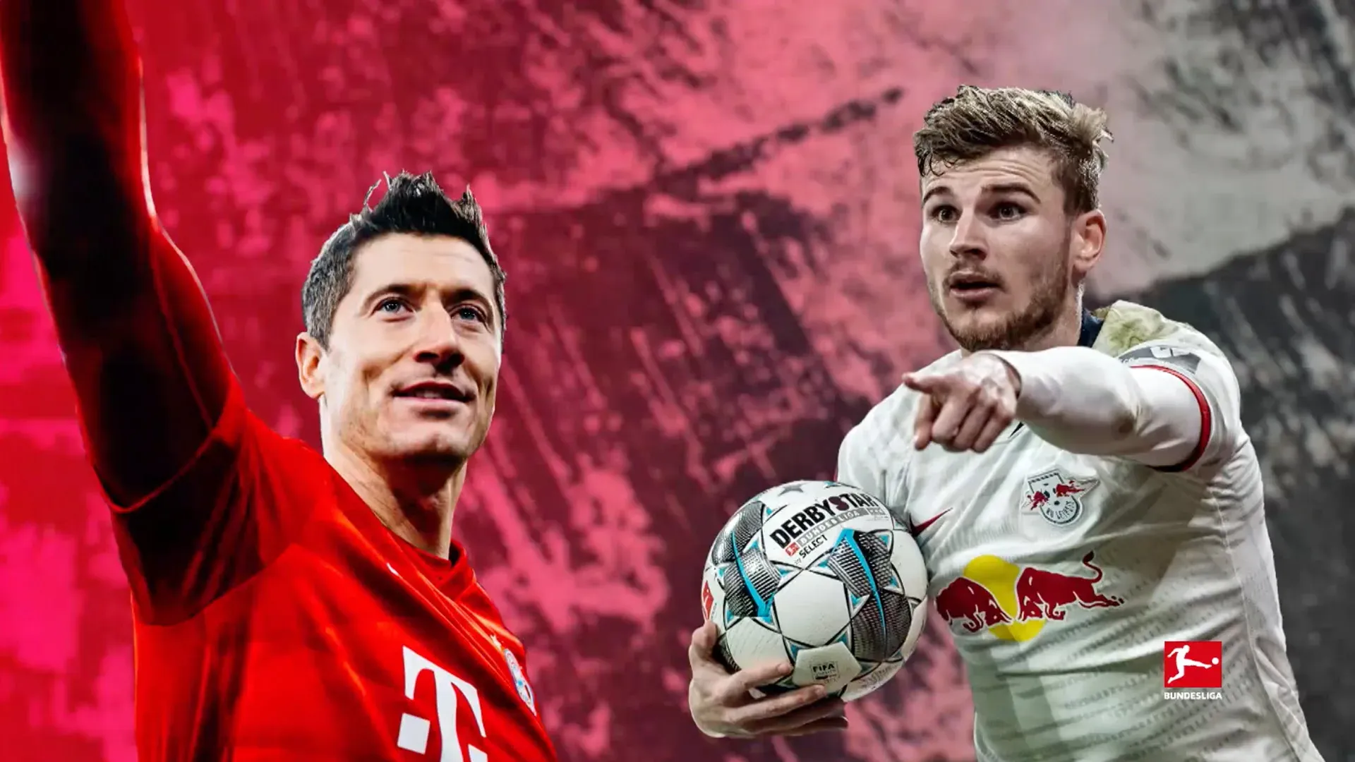 Robert Lewandowski und Timo Werner im Duell um die Torjägerkanone
