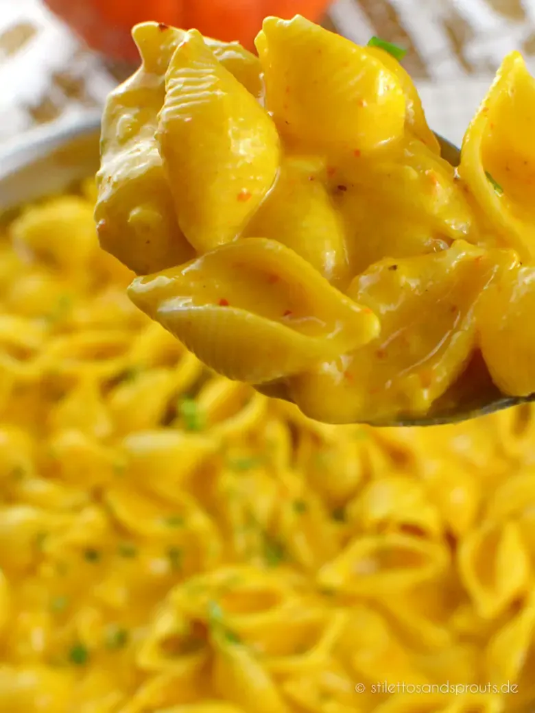 Schnelle Kürbis Mac and Cheese
