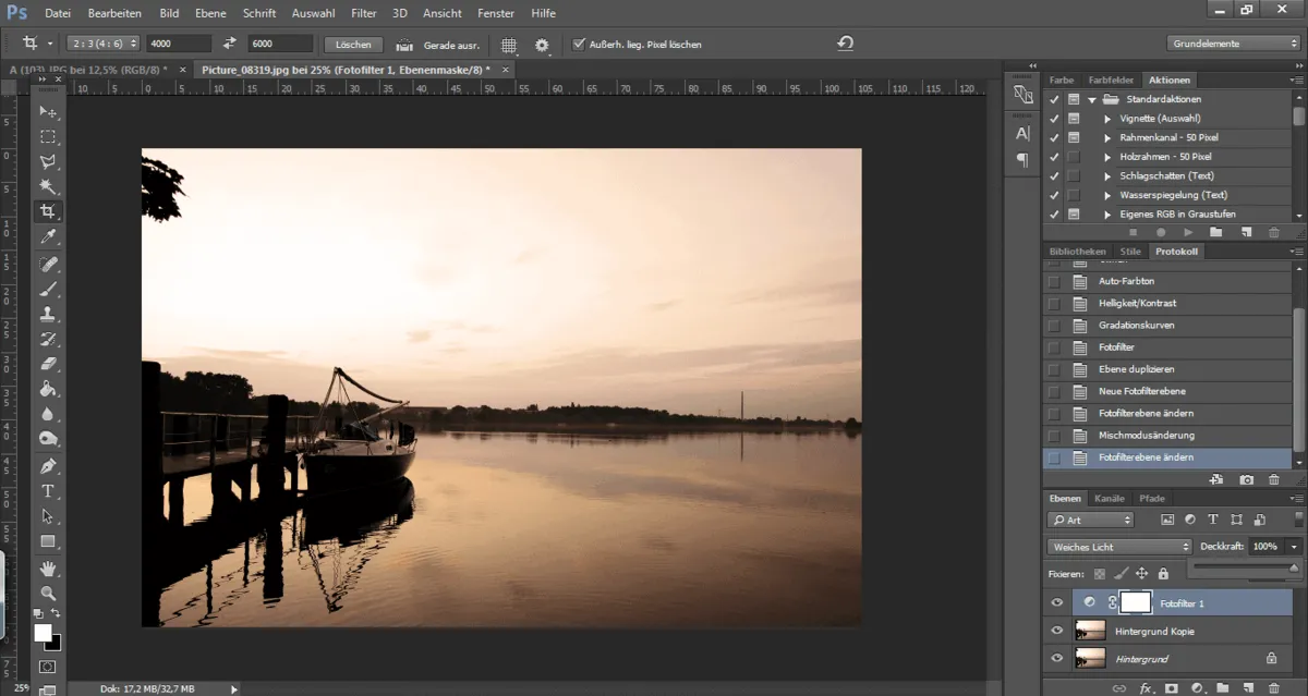 Screenshot des Photoshop-Programms | Luminar Neo Blog