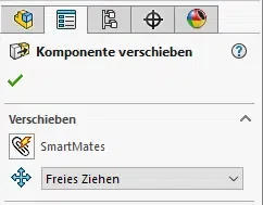 Smartmates im Komponente verschieben