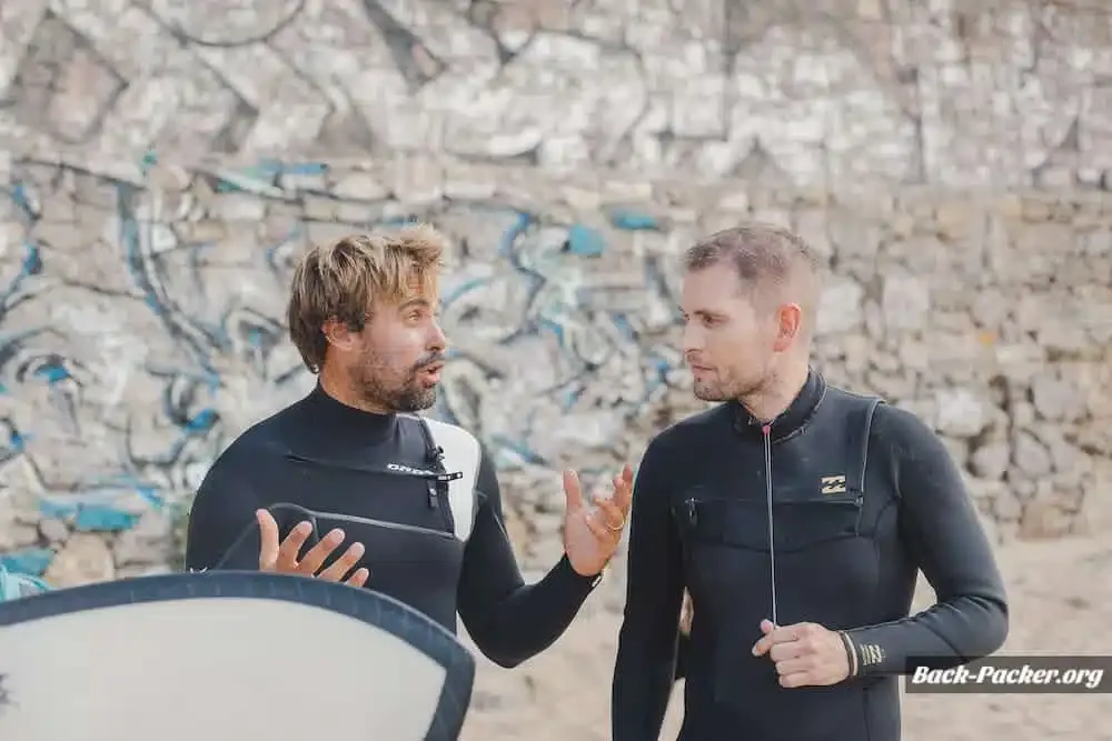 Surfunterricht mit meinem Surflehrer Bica