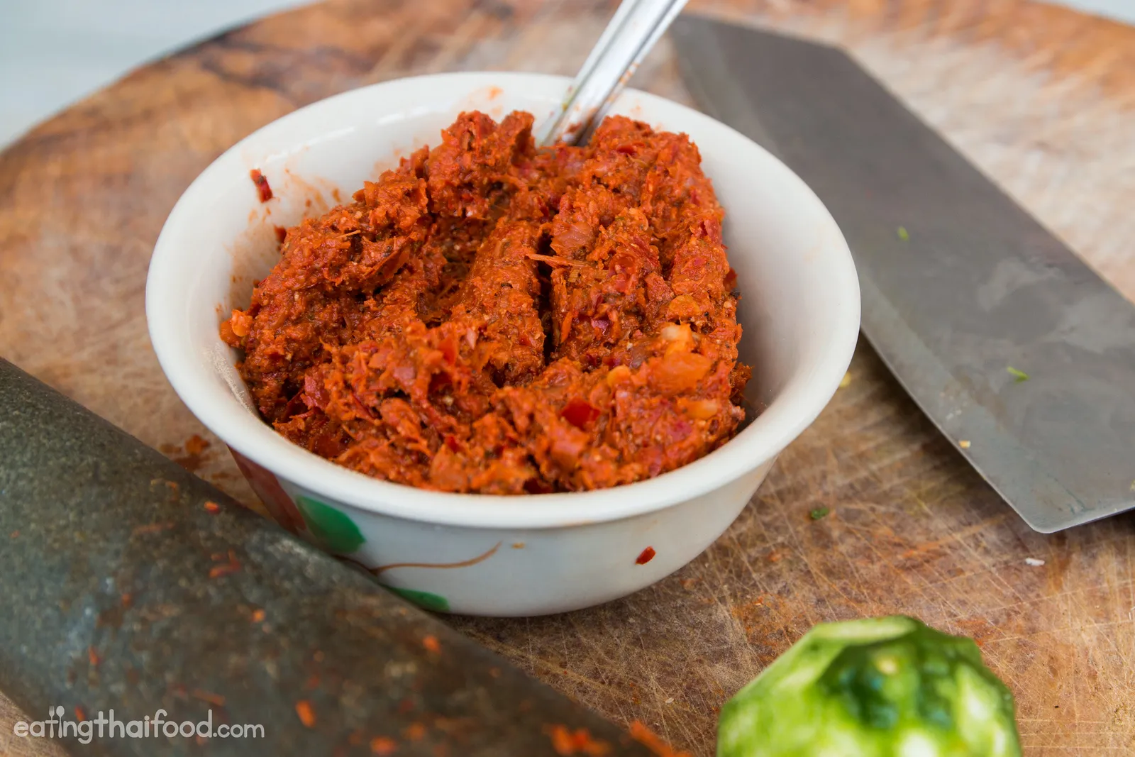 Thailändische rote Currypaste