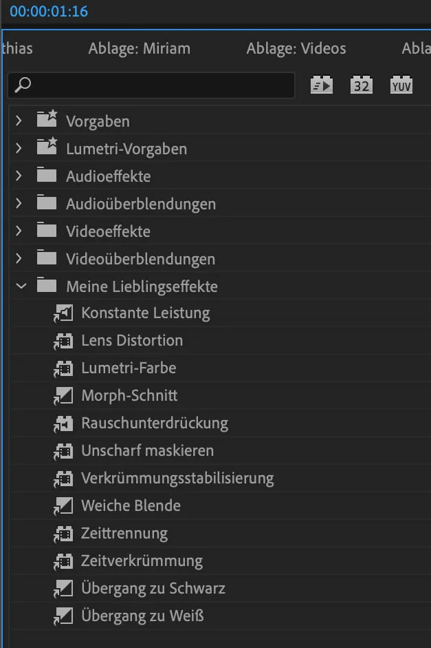Übersicht der 12 wichtigsten Effekte in Adobe Premiere Pro
