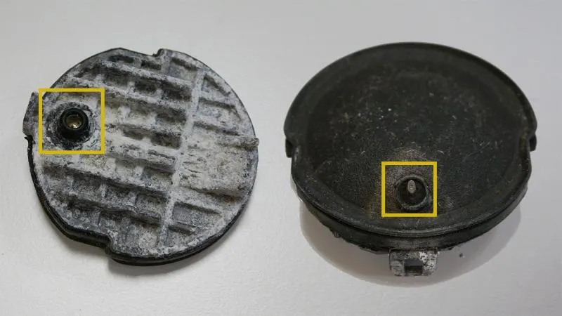 Verkalkte Diffusor Platte