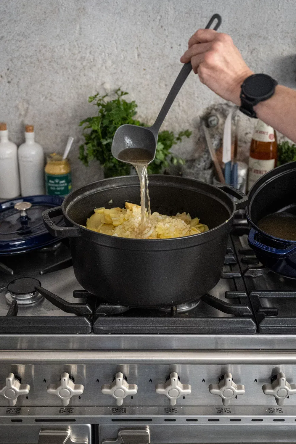 Zutaten für schwäbischen Kartoffelsalat