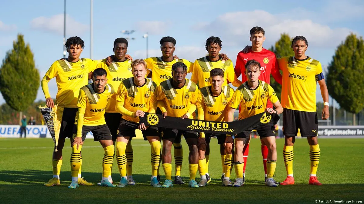 Abdoulaye Kamara von Borussia Dortmund, der rassistisch beleidigt wurde