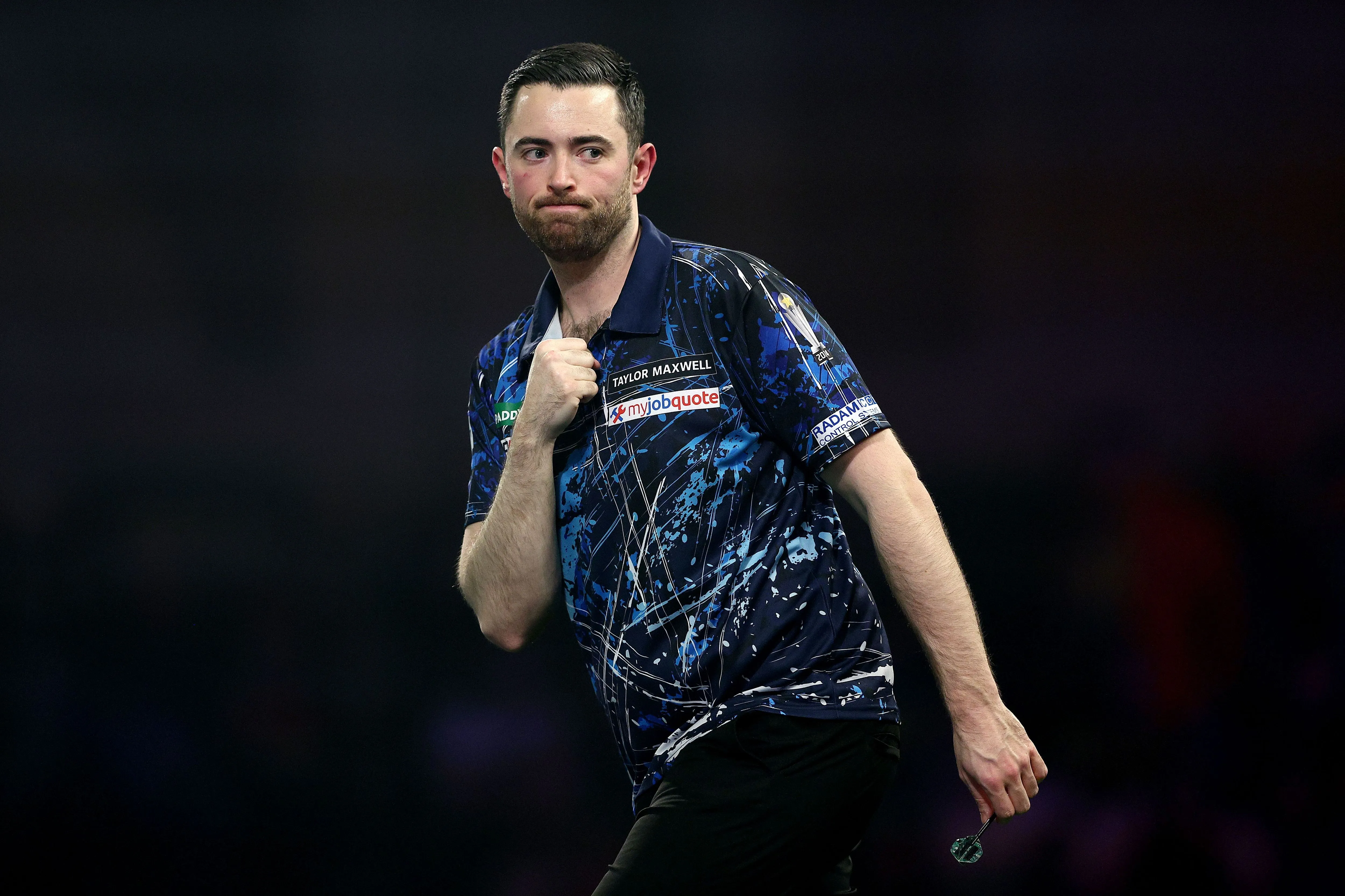 Action bei der Paddy Power World Darts Championship