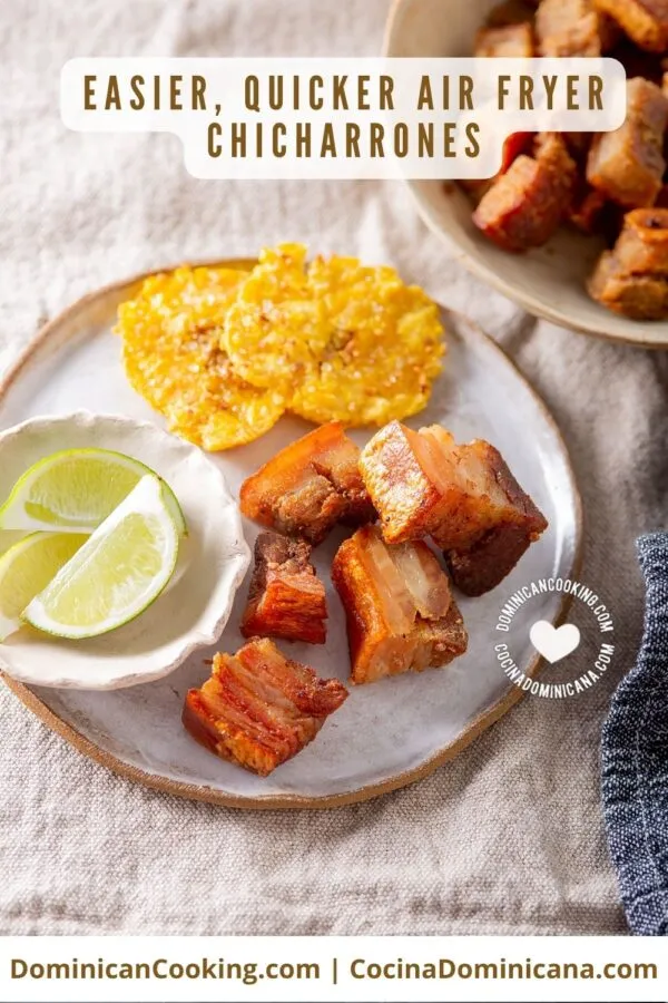 Air fryer chicharrones recipe.