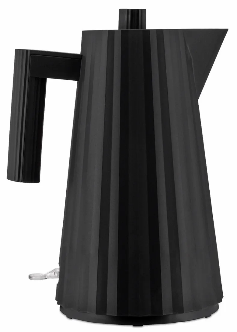 Alessi Plissé Wasserkocher in Schwarz