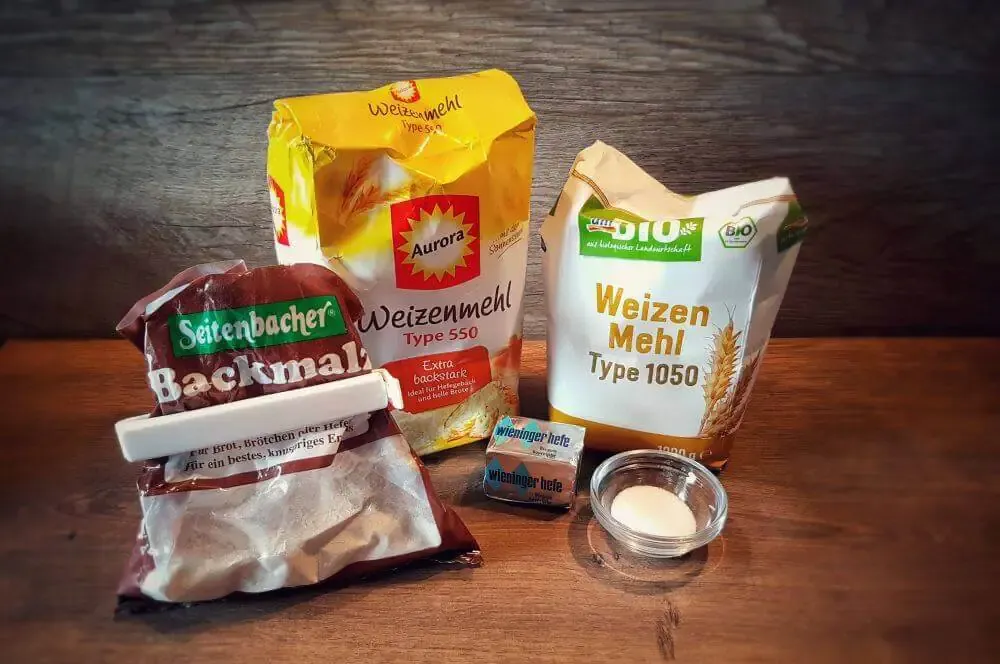 Alle Zutaten auf einen Blick