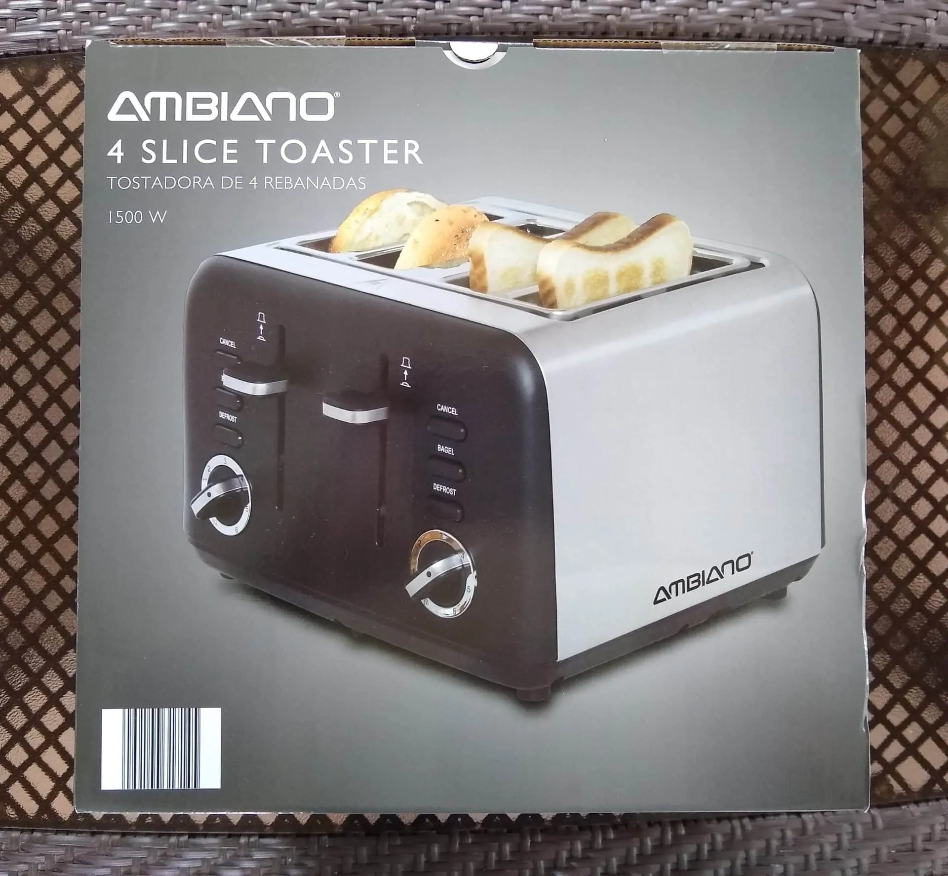 Ambiano 4-Schlitz-Toaster
