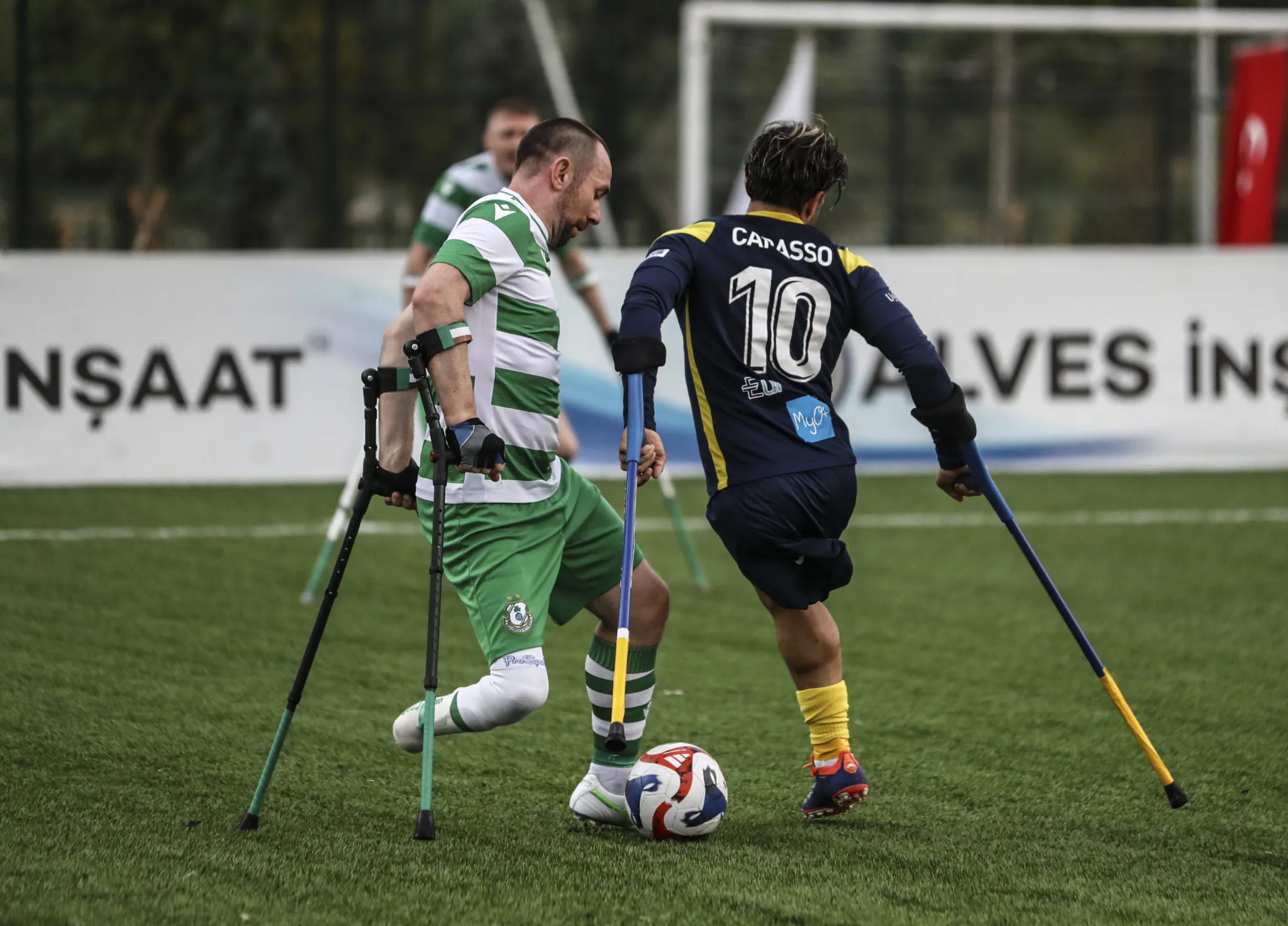 Amputierten-Fußball-Match zwischen Shamrock Rovers und Sporting Amp