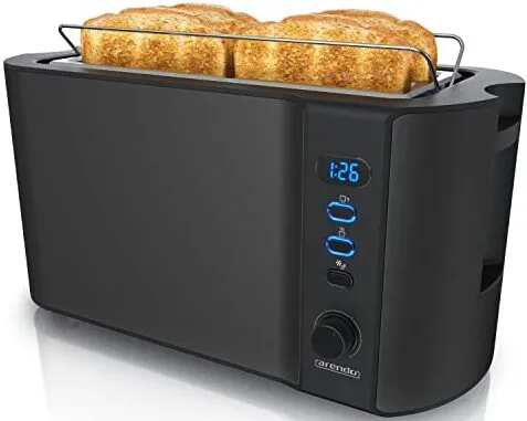 Arendo Edelstahl-Toaster mit Defrost-Funktion