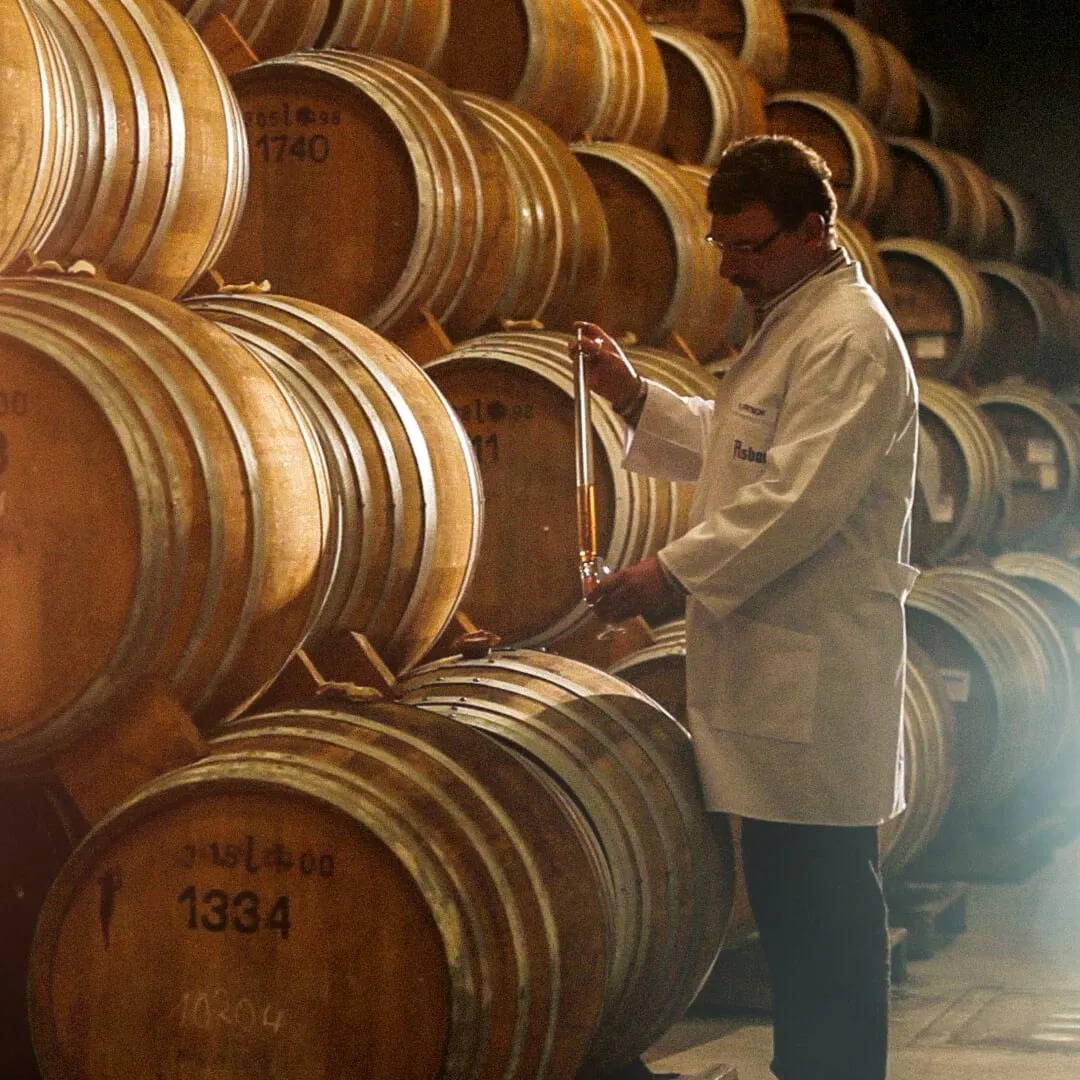 Asbach Flasche mit Siegel