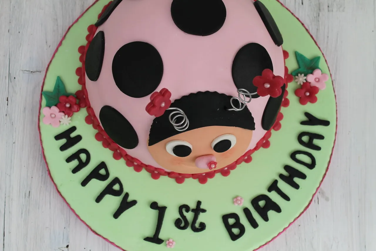 Aufgeschnittene Torte mit mehreren Schichten Kuchen, Vanillecreme und Johannisbeercurd