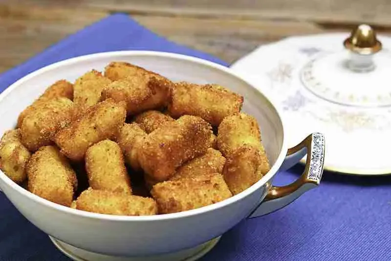 Ausgewählte Kartoffeln für Kroketten