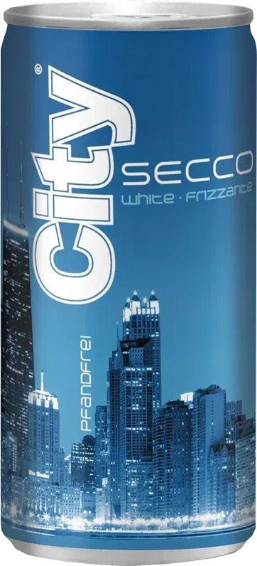 Auswahl an City Secco und Bree Secco Flaschen