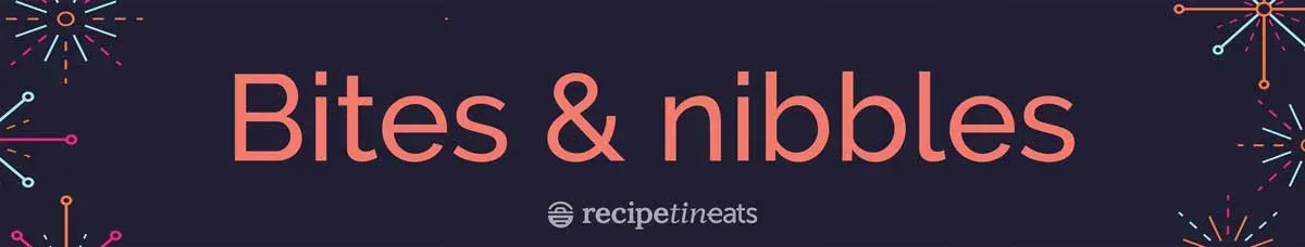 Auswahl an kleinen Häppchen und Snacks