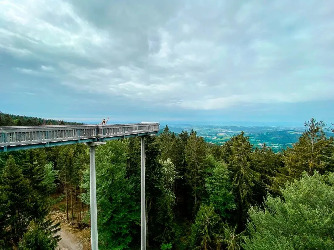 Baumwipfelweg in St. Englmar im Bayerischen Wald