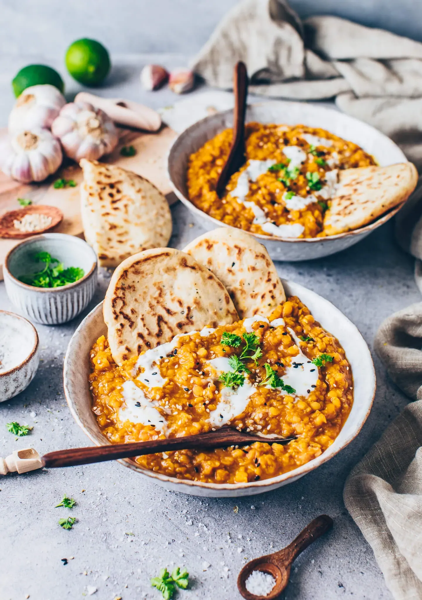 Bestes Indisches Linsen-Dahl Curry (Einfaches Veganes Rezept)