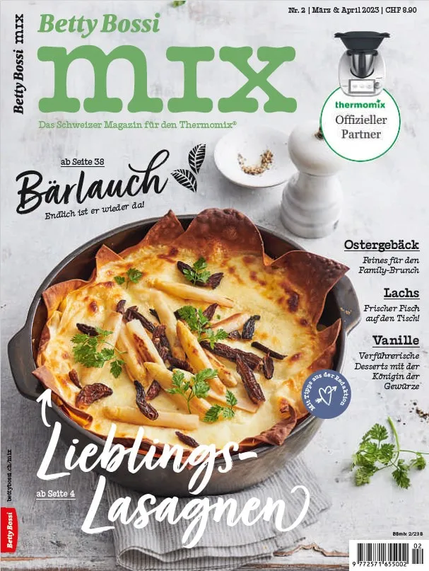 Betty Bossi Mix Titelseite März April 2023