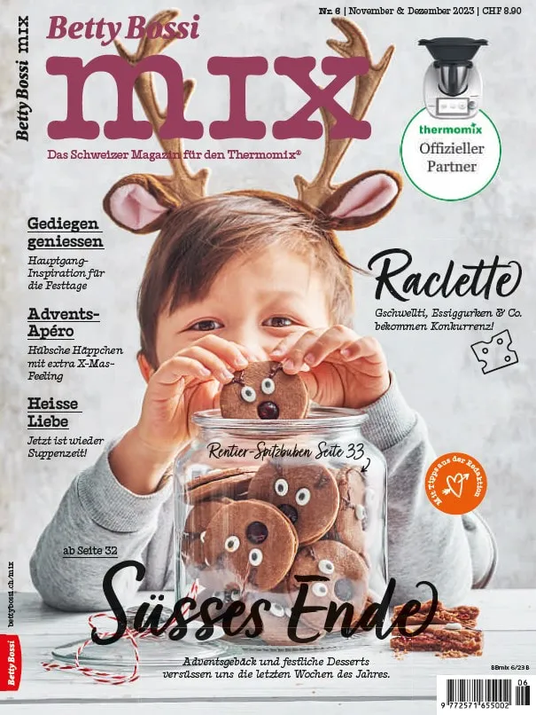 Betty Bossi Mix Titelseite November Dezember 2023