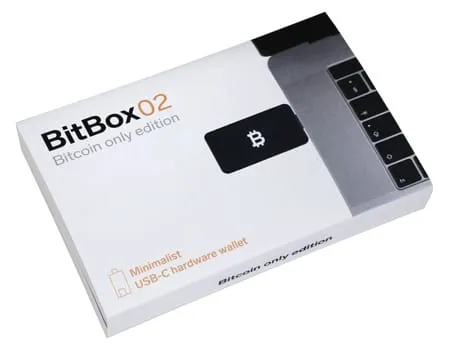 BitBox02 Wallet in der Originalverpackung
