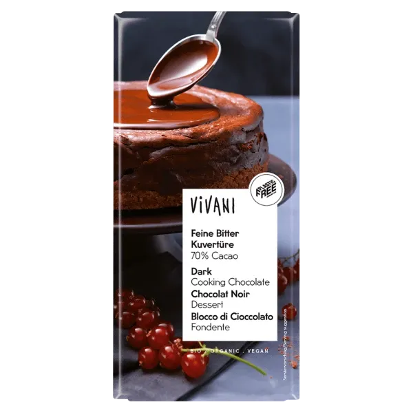 Bitter Kuvertüre für Mandelsplitter mit hohem Kakaoanteil
