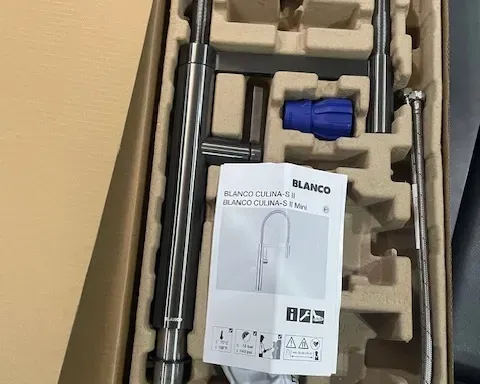 Blanco CULINA-S Dark Steel Mischbatterie