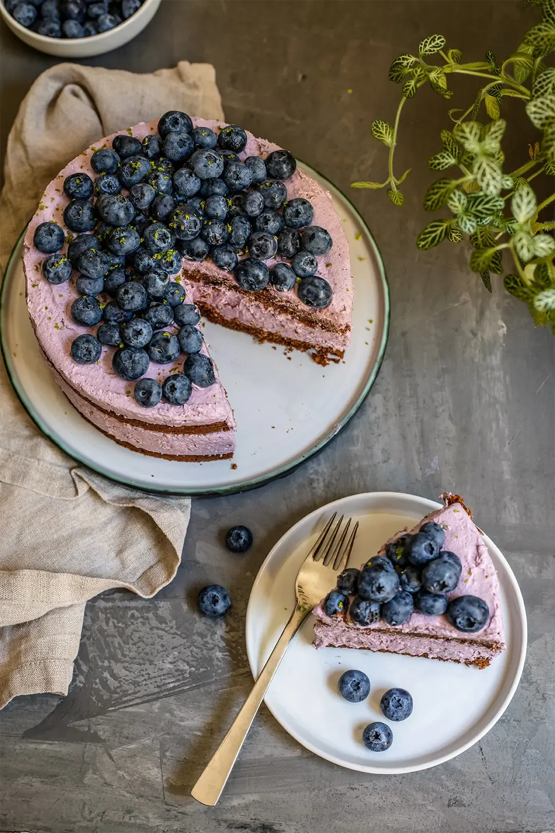 Blaubeertorte vegan rezept