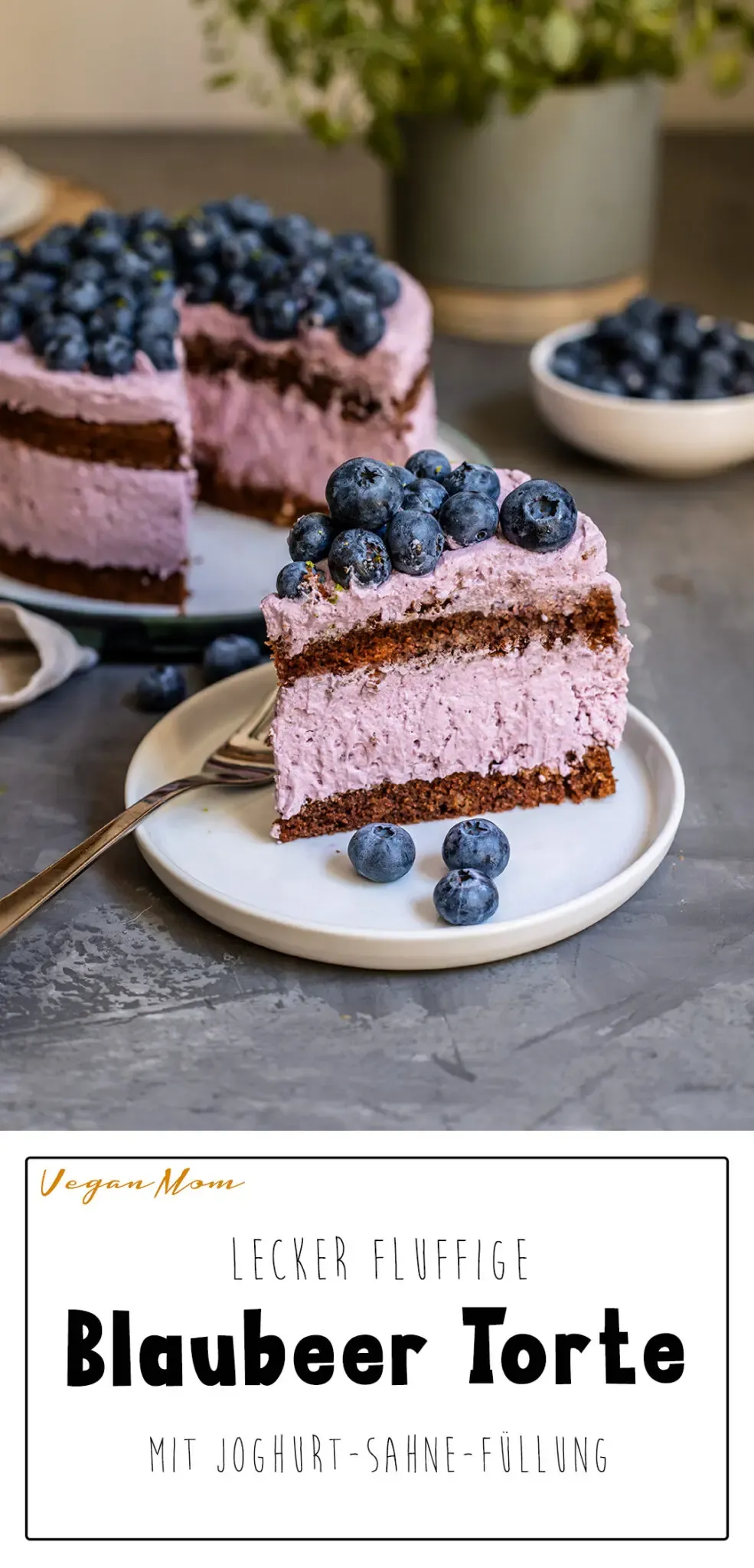 Blaubeertorte veganmom