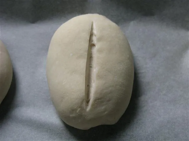 Brötchen nach dem zweiten Gehvorgang