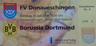 BVB im Testspiel gegen den FV Donaueschingen 2009