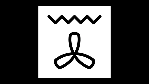 Circo-roasting/Grill waith fan symbol graphic