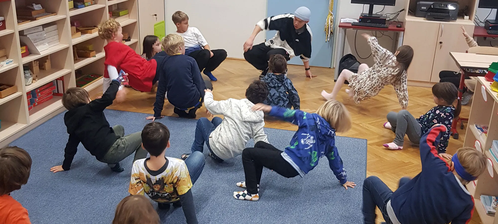 clever, fit & cool - Kinder bei Breakdance Workshop