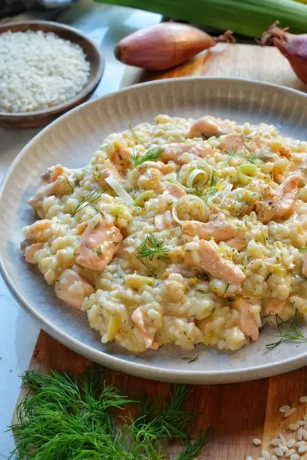 Cremiges Lachs Risotto, italienischer Klassiker neu interpretiert