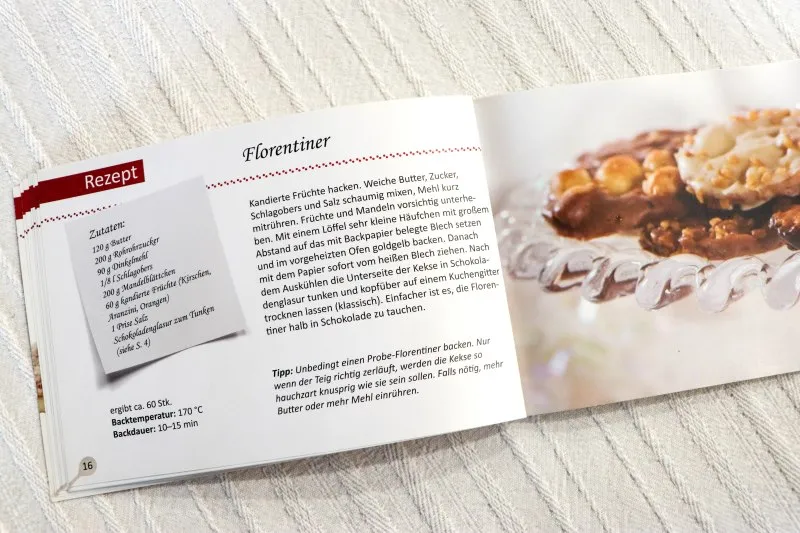 Das Rezept für Florentiner aus dem Buch "Best of Kekse".