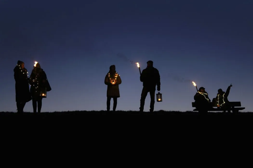 Deichleuchten im Wangerland