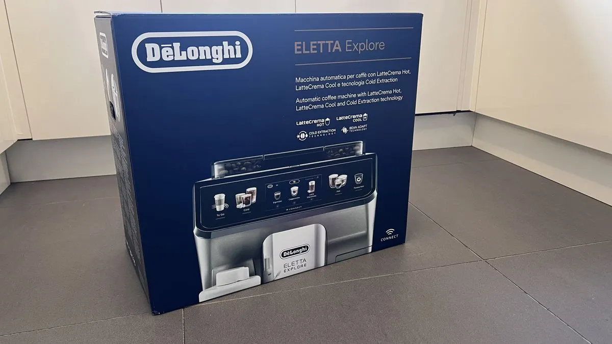De'Longhi Eletta Explore bei der Ersteinrichtung