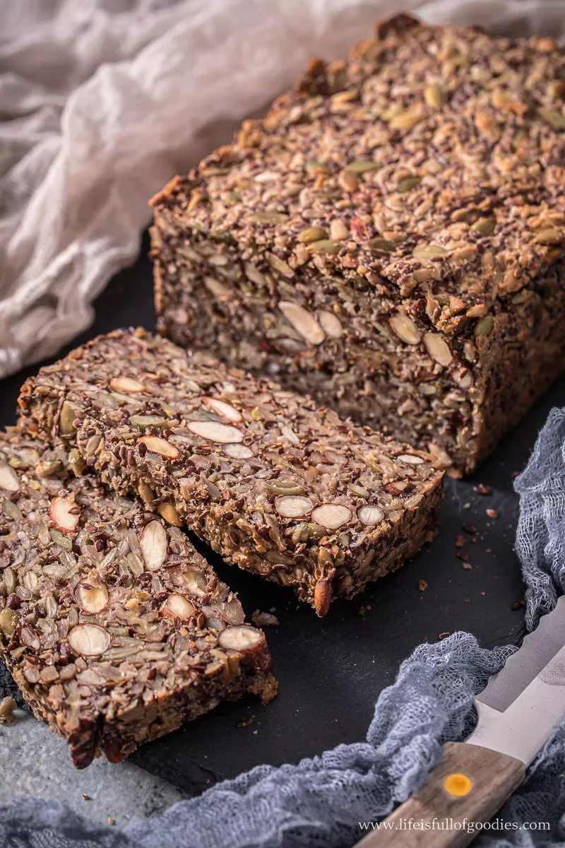 Der Brotteig nach dem Vermischen der Zutaten