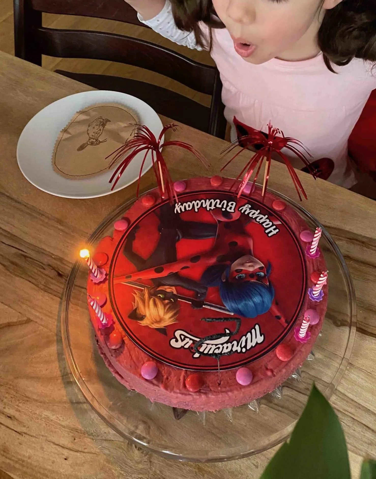Der Miraculous Geburtstagskuchen für den kleinen Ladybug-Fan