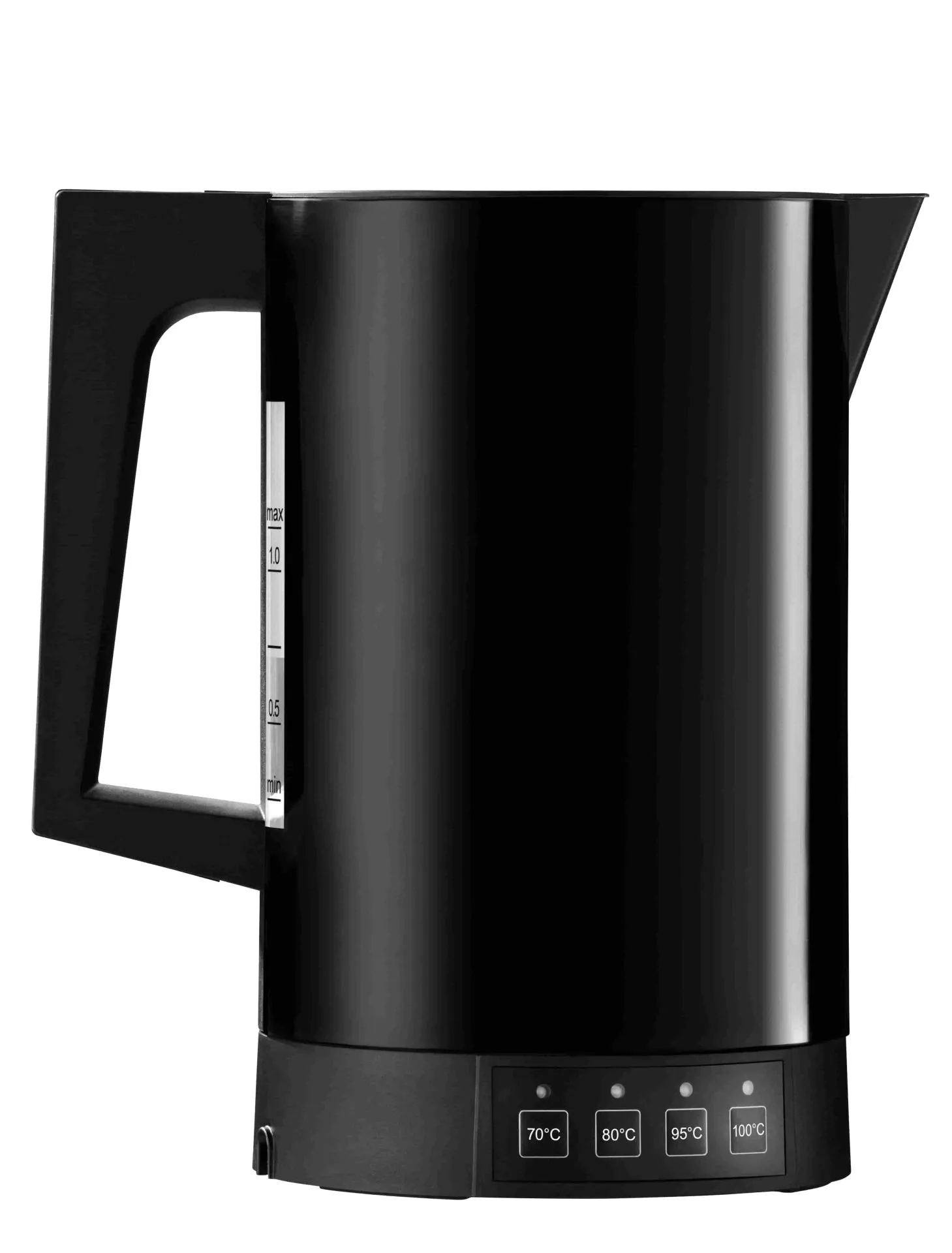 Der Wasserkocher fontana⁵ in elegantem Schwarz