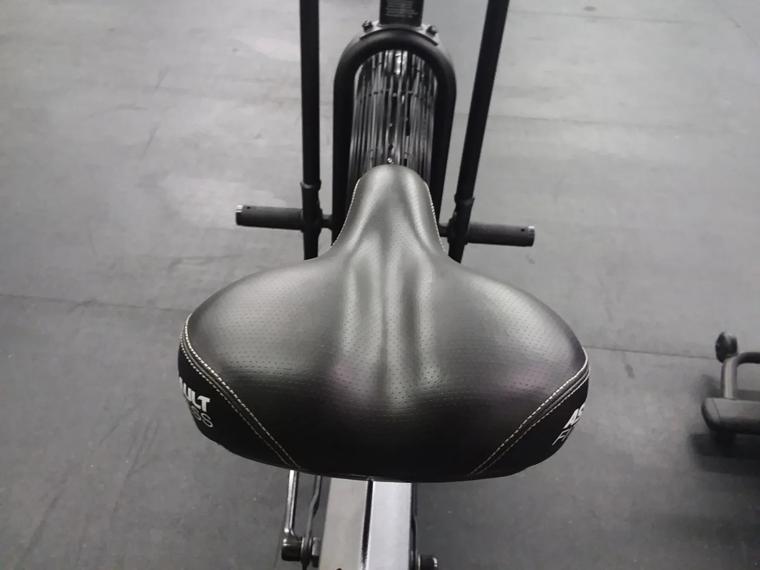 Design des Sitzpolsters am Assault AirBike