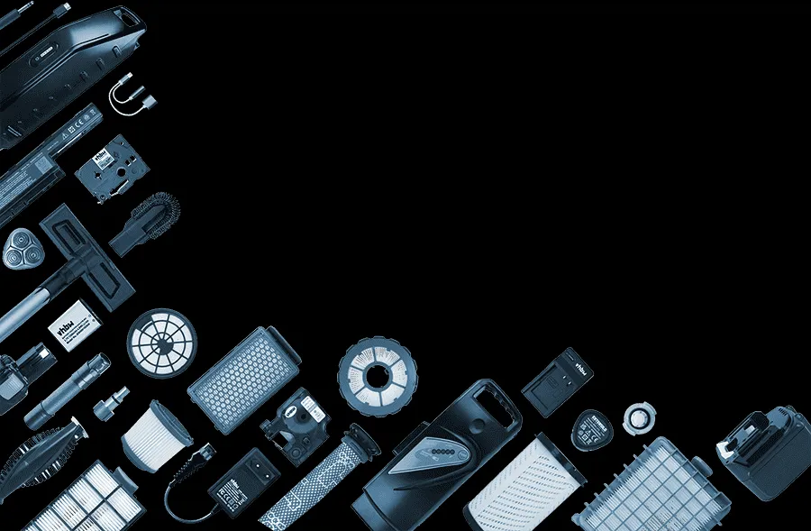 Desktop Bannerbild mit elektronischen Ersatzteilen