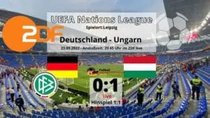 DFB-Länderspiel Ungarn gegen Deutschland in Leipzig im September 2022