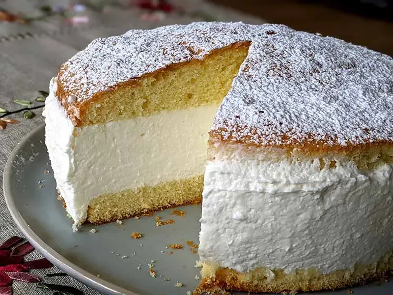 Die Dr. Oetker Käse Sahne Torte Backmischungspackung