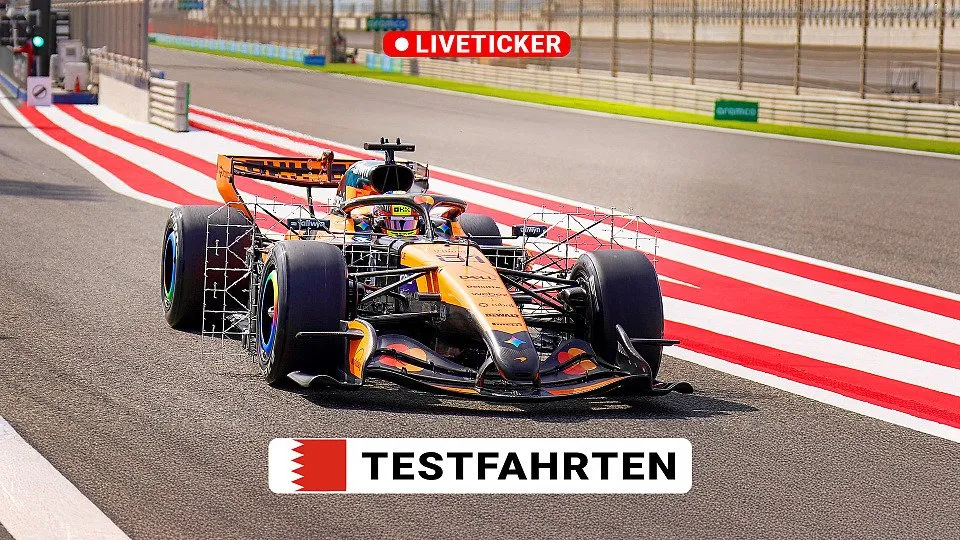 Die Weltmeister McLaren zeigen sich bei den Bahrain-Tests bisher stark