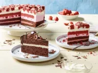 Die zwei neuen Torten von Erlenbacher: Chocolate Thunder und Strawberry Crunch