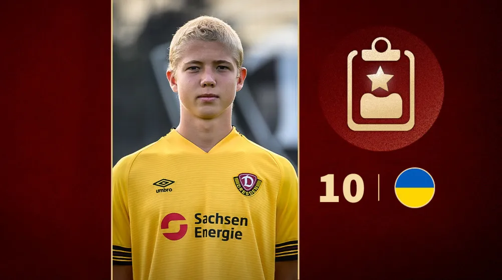 Dmytro Bogdanov, das ukrainische Talent von Dynamo Dresden