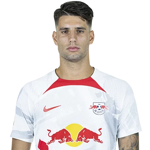 Dominik Szoboszlai in Aktion für RB Leipzig